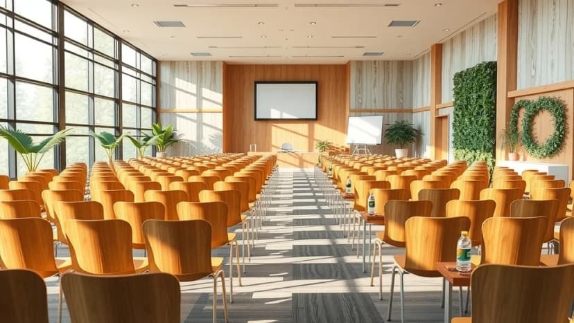 Skapa en miljövänlig konferens som fungerar