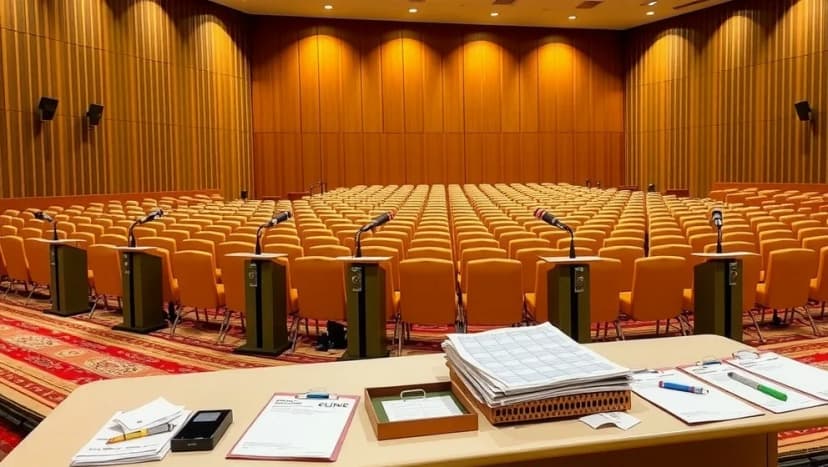 Så organiserar du en konferens med många talare